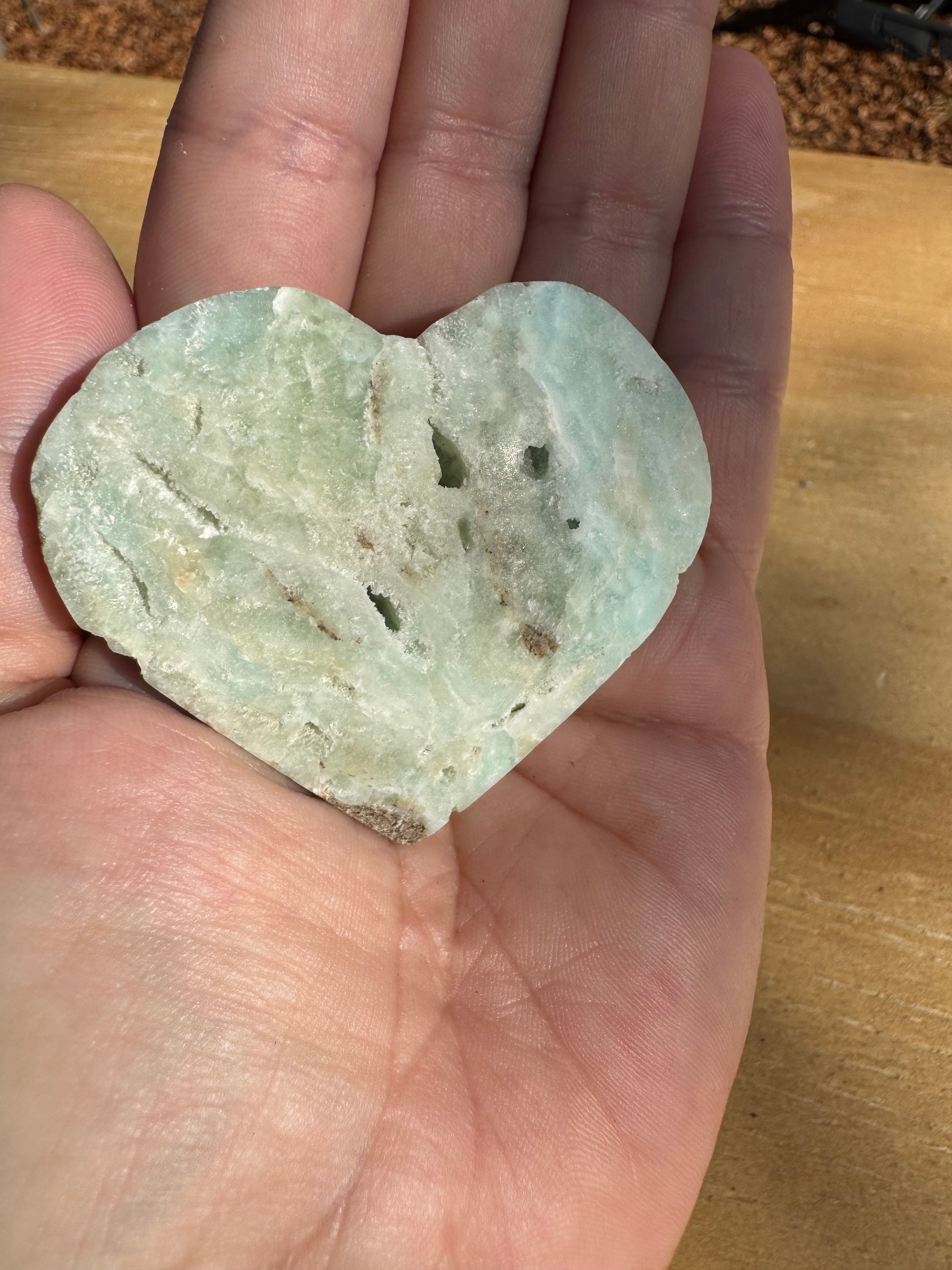 Hemimorphite Heart