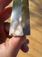 Green Flower Agate - C