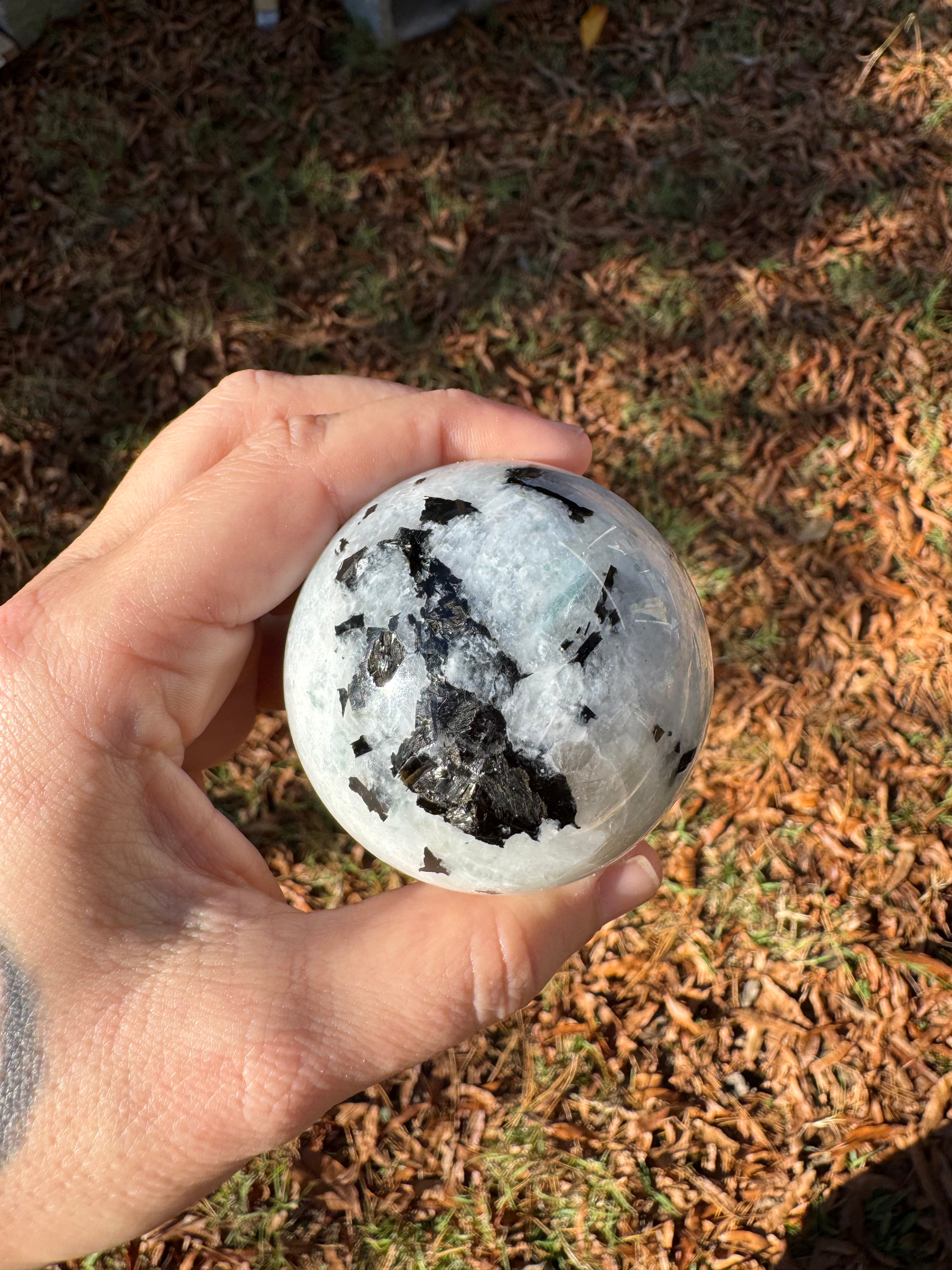 Rainbow Moonstone Sphere - B