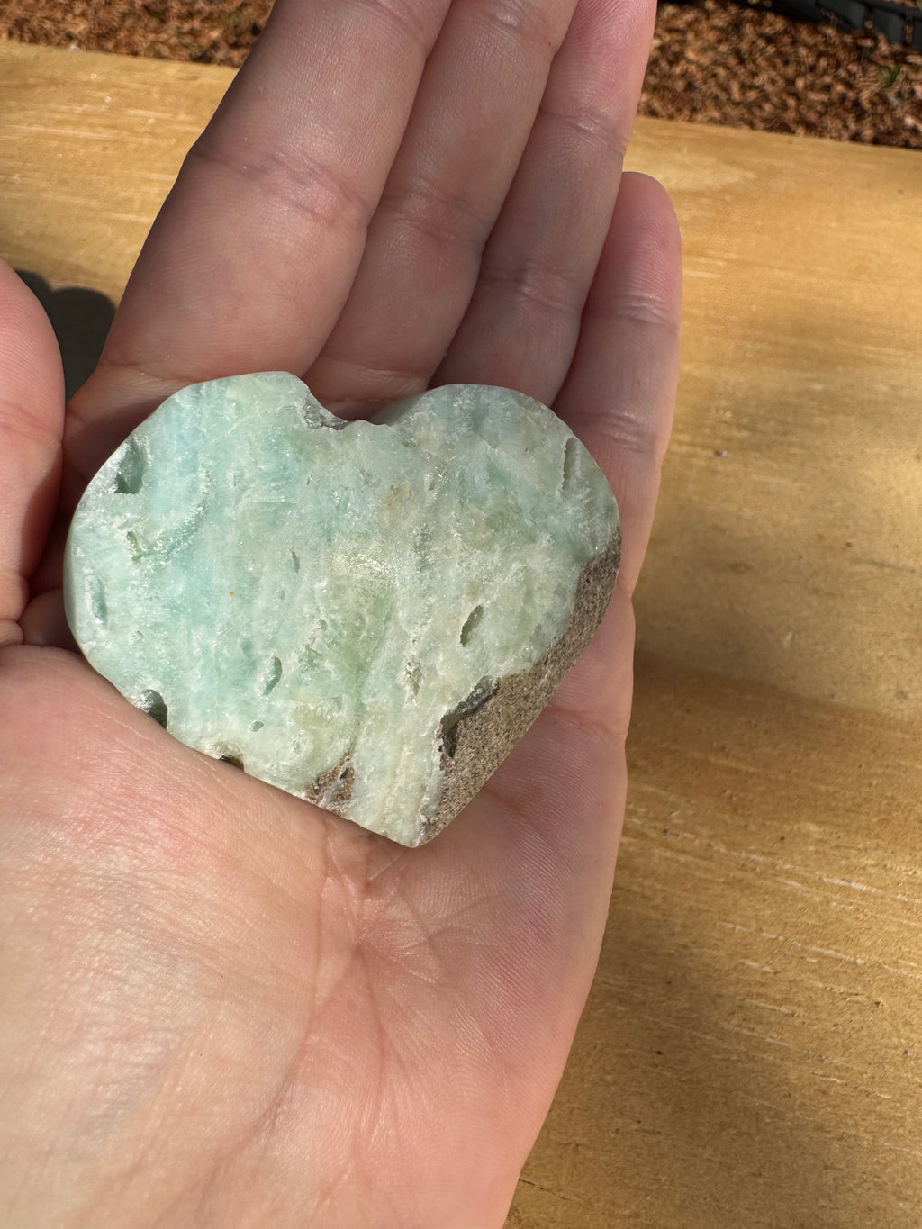 Hemimorphite Heart