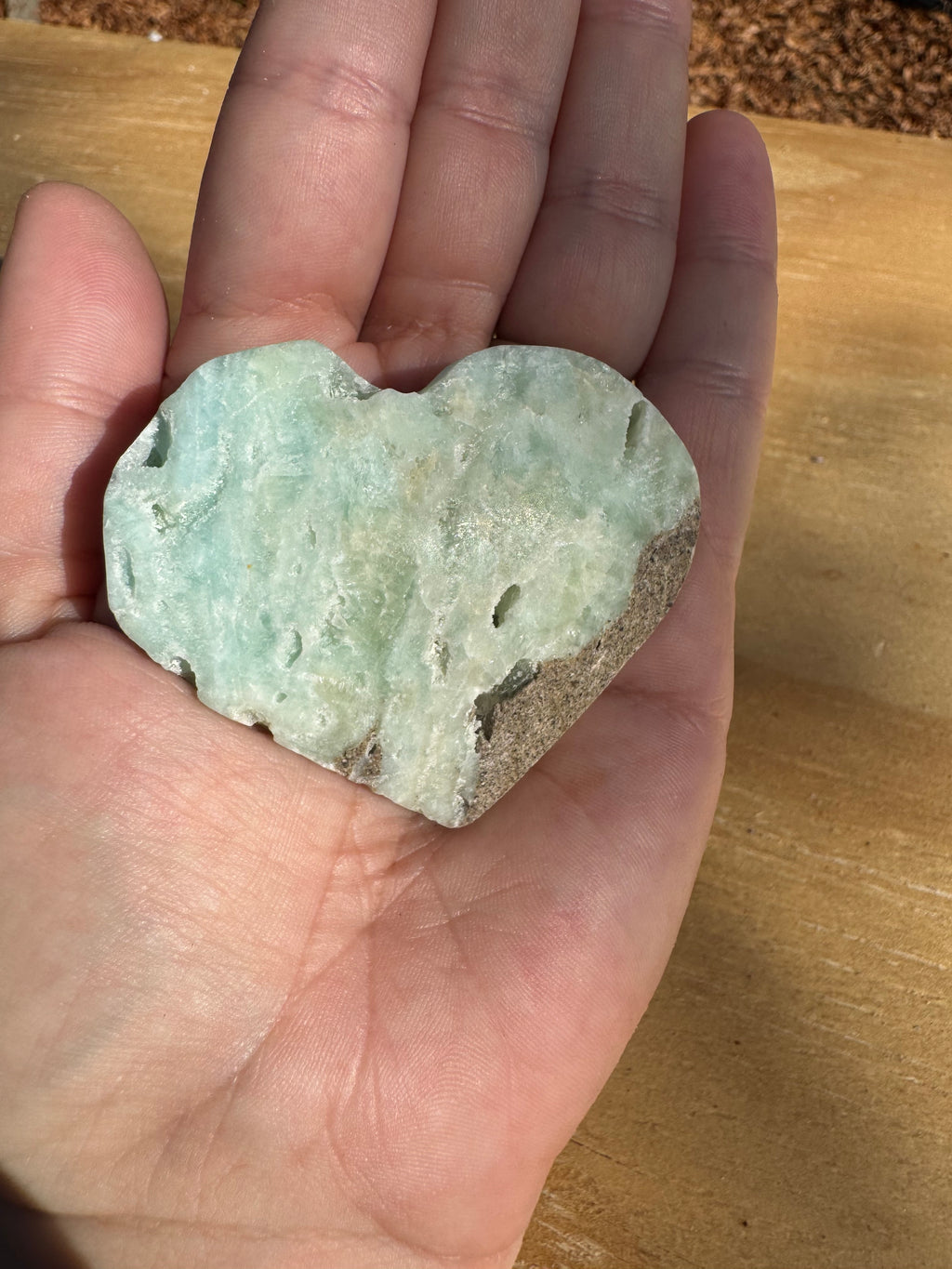 Hemimorphite Heart