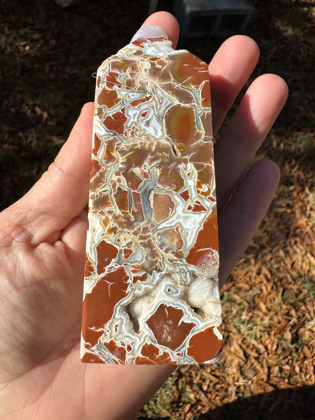 Money Agate Tower *Druzy*