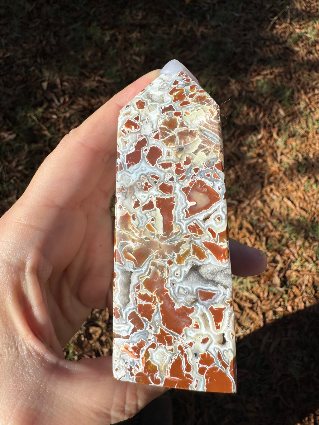 Money Agate Tower *Druzy*