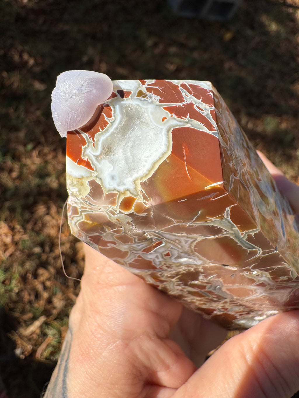 Money Agate Tower *Druzy*