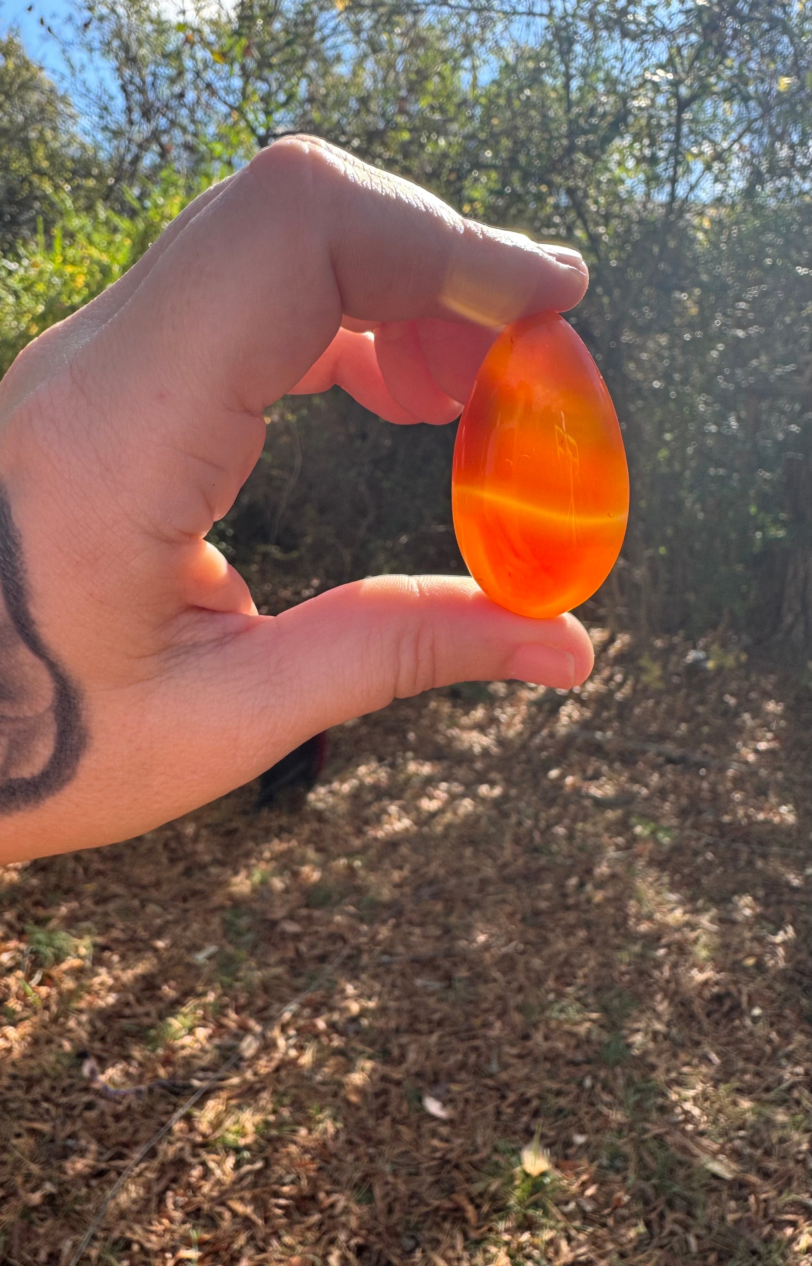Carnelian Teardrop