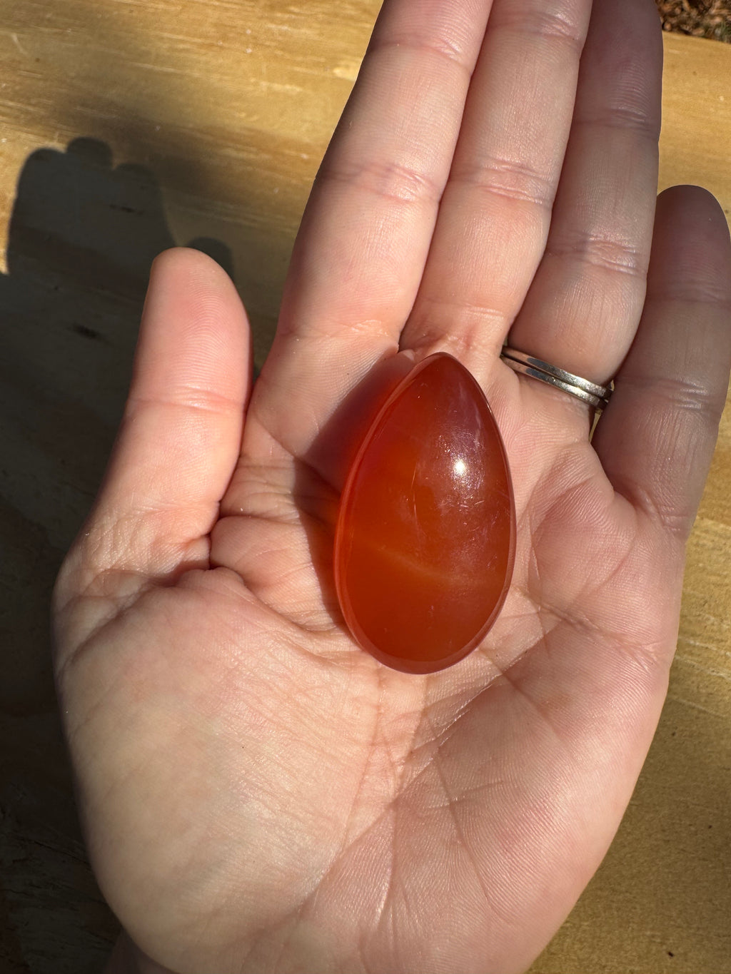 Carnelian Teardrop