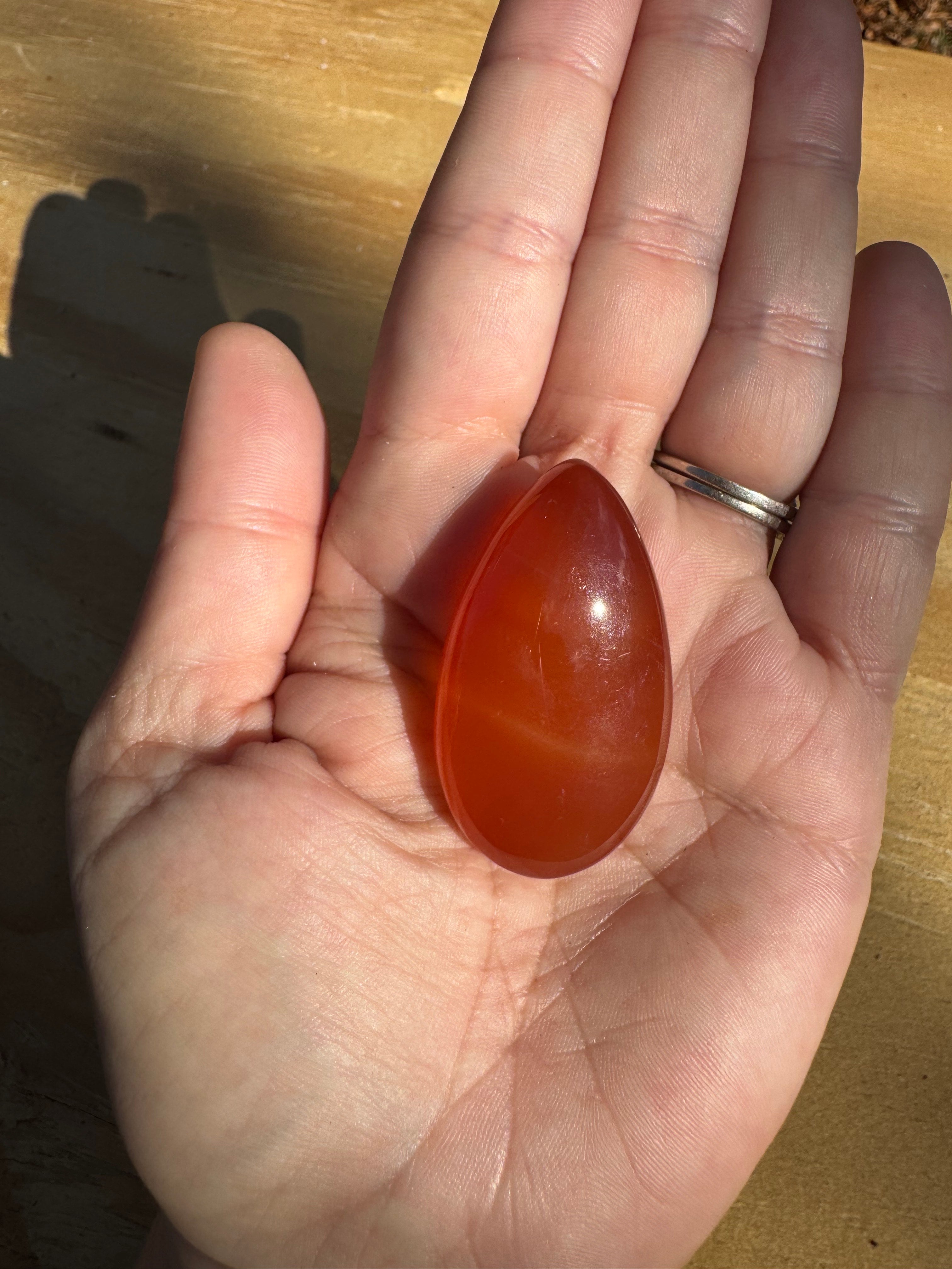Carnelian Teardrop