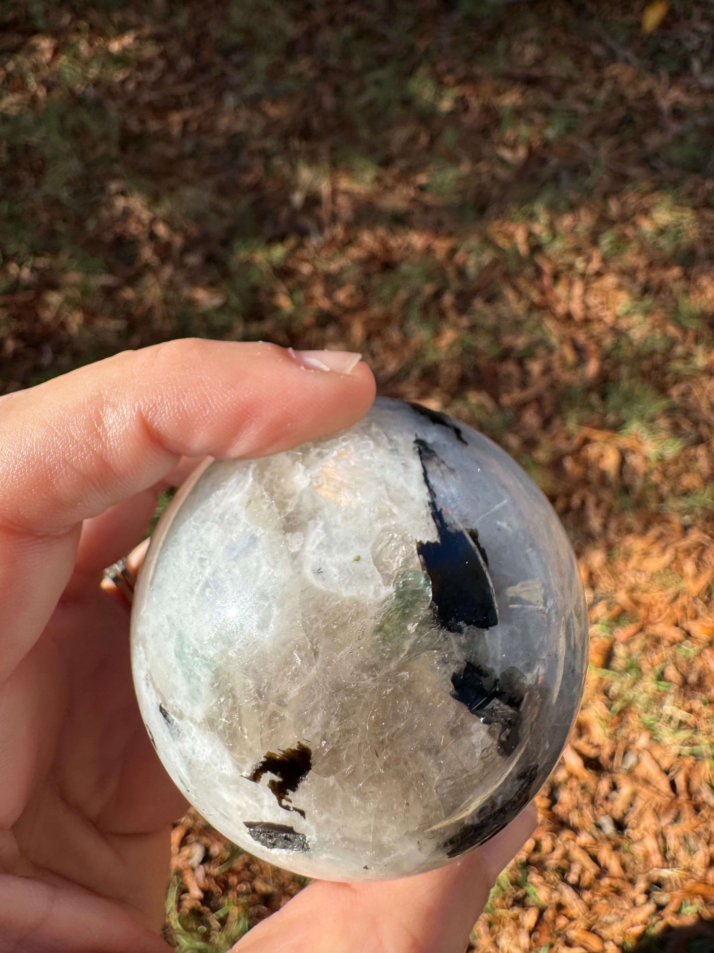 Rainbow Moonstone Sphere - B