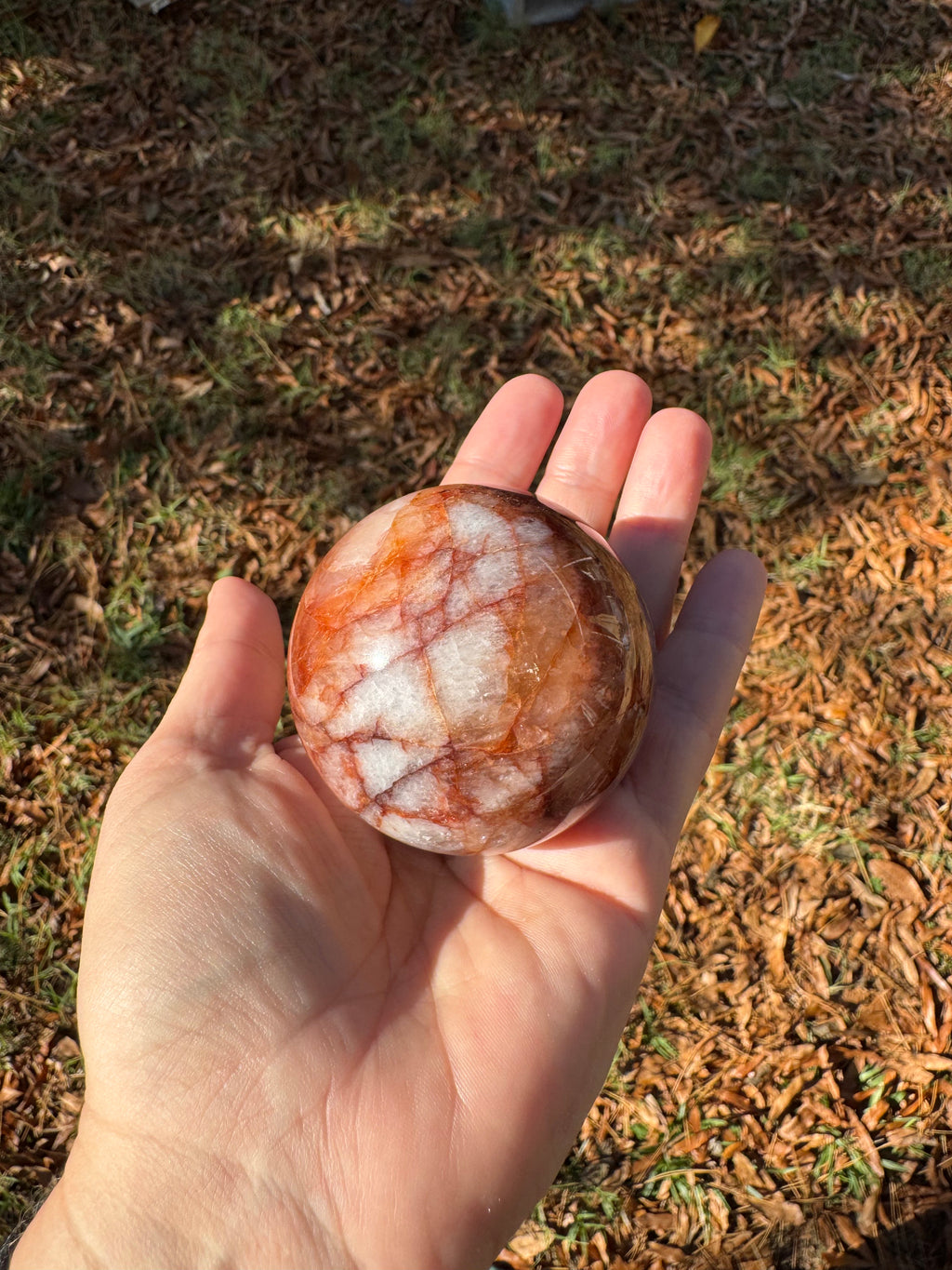 Fire Quartz Sphere